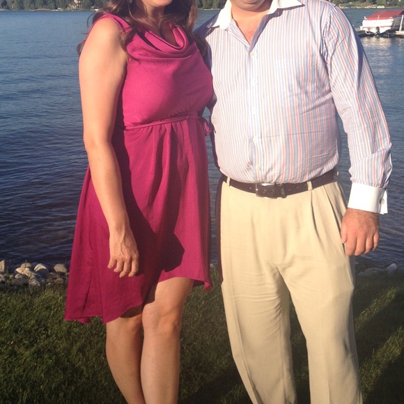 Maggy London Fuchsia dress - Picture 3 of 4